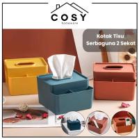 ราคา COSY กล่องทิชชู่อเนกประสงค์ 2 ช่อง Home Organizer Storage 2in1 Aesthetic กล่องกระดาษทิชชูกล่องกระดาษทิชชูกล่องกระดาษทิชชู/กล่องกระดาษทิชชู 2 In 1 กล่องเก็บทิชชู/กล่องทิชช (28694461117)
