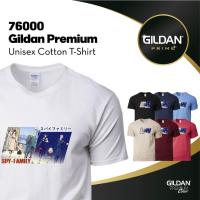 ราคา GILDAN PRIME Premium Cotton SPY FAMILY เสื้อยืด 76000 Unisex ผู้ใหญ่พิมพ์รอบคอเสื้อยืด - 76000 ออกแบบสาม (47359738874)