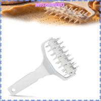 ราคา WISHAWEO พิซซ่าแป้ง Docker, PP Rolling Pin Dough Docker Roller, ทนทานป้องกัน Blistering Hole Puncher มือถือ Dough Roller Pastry Pizza Pie (45359058576)
