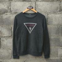 ราคา Crewneck guess คอลูกเรือที่สอง preloved คอลูกเรือ guess กางเกงยีนส์คอกลมเดิม (13001868009)