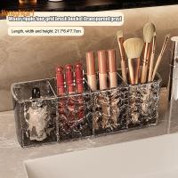 ราคา <Honeyheart> 4 กริดระลอกน้ํา PS กล่องเก็บเครื่องสําอางที่ใส่แปรงแต่งหน้า Organizer Lipsti ดินสอเขียนคิ้ว Desktop Storage ขาตั้งจอแสดงผล Nice (48709478734)