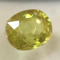 ราคา SPHENE พลอยสฟีนแท้ 1.32 กะรัต เนื้อใสสีเขียวอ่อนประกายเหลือง ไฟดี ติดรุ้งมีสเน่ห์มากๆค่ะ   (22801596902)