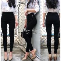 ราคา 1112 กางเกงเนื้อสกินนี่ ซิปข้าง เอวสูง ผ้ายืด (29726879571)