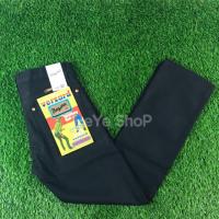 ราคา มีบริการเก็บเงินปลายทาง เอว28-44 ยีนส์ขากระบอกมาตรฐานสีดำเข้มเป้าซิป (1573267255)