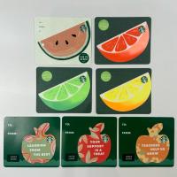 ราคา บัตรสตาร์บัคส์ อเมริกา รูปผลไม้ ยังไม่ขูดพิน(starbucks card) (28452582410)