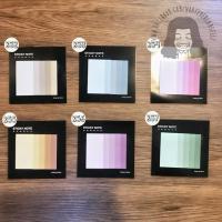 ราคา Stickynote กระดาษโน๊ตแบบมีกาว แบบที่คั่นหน้าไล่สี [JJ011] (800428147)