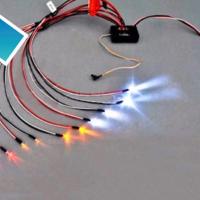 ราคา ชุดไฟกระพริบ LED 12 ดวง 1:10 อุปกรณ์เสริม สําหรับโมเดลรถบรรทุกบังคับ 1:10 (23130904302)