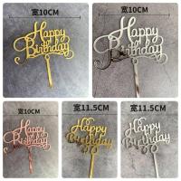 ราคา ที่ปักเค้ก,ป้ายปักเค้ก,ป้ายเค้ก happy birthday cake topper Banner CF (CF) (6151203505)