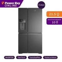 ราคา ELECTROLUX ตู้เย็น 4 ประตู 900 Series 21.5 คิว Inverter (สี Chacoal Black) รุ่น EQE6179B-B (27157324949)