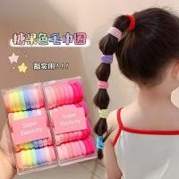 ราคา เด็กที่มีสีสันเชือกผมยืดหยุ่นสูงผมหางม้าอุปกรณ์ผม (29127587632)