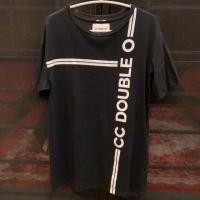 ราคา เสื้อยืดคอกลมสีดำ cc oo (3416795456)