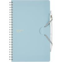 ราคา KOKUYO Soft Ring Notebook Penott A5 Slim Blue 5mm Grid 70 Sheets (50559944562)
