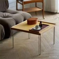 ราคา Nordic กระเป๋า Hows โต๊ะกาแฟยุคกลางยูโรโต๊ะกาแฟ Er สแตนเลสสแควร์ยุคกลาง Simple โต๊ะกาแฟกระเป๋า Hows Cherry ไม้ 2T9D (50958570517)