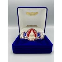 ราคา กำไลพญาครุฑหลวงพ่อเอื้อนเนื้อเงินลงยา (24556603347)