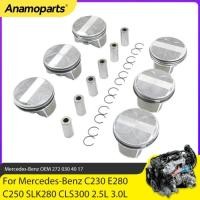 ราคา Engine Parts Piston Rings Set 88mm Fit 2.5 3.0 L M272 For Mercedes-Benz C230 E280 C250 SLK280 CLS30 (26844256407)