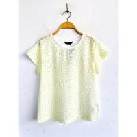 ราคา M S Embroidered Short Sleeve Top (25212685648)