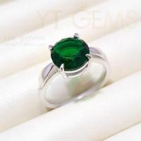 ราคา แหวนมรกต แหวน เงินแท้ พลอยมรกต (CZ) YTG-11384 (14711328344)