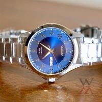 ราคา นาฬิกา CITIZEN รุ่น BF2021-82L Cal.1502 Quartz WR50 - Blue Dial - 40mm (หน้าน้ำเงิน-เรือนเงิน) (27178609169)