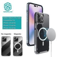 ราคา Nillkin สําหรับ Apple iPhone 16 Pro Max/16 Plus/15 Pro Max/15 Plus/14 Pro Max Nature TPU Pro เคสแม่เหล็ก PC TPU Clear ฝาหลังกันกระแทกเคสโทรศัพท์เกราะป้องกัน (27325378708)