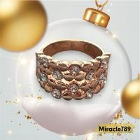 ราคา แหวนสามกษัตริย์ประดับเพชร งานแท้ไม่ลอกไม่ดำ (21295985372)