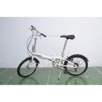 ราคา จักรยานพับได้ญี่ปุ่น - ล้อ 20 นิ้ว - มีเกียร์ - อลูมิเนียม - Dahon Metro - สีขาว [จักรยานมือสอง] (24508382588)
