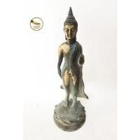 ราคา พระพุทธลีลาทองเหลือง พระลีลา หน้าตัก 3" ทำกรุเก่า​ ปัดหน้าทอง (19619730144)