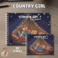 ราคา COUNTRY GIRL COZY MOMENTS สมุดระบายสี 12 หน้า (50756103078)