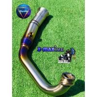 ราคา คอท่อไทเทเนียม )X-MAX (38mm)ราคาถูก อะไหล่มอเตอร์ไซค์ อะไหล่แต่ง อะไหล่สวยงาม (29929441105)