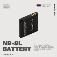 ราคา NB-8L / NB8L แบตเตอรี่กล้องดิจิตอล สำหรับ CANON POWERSHOT-A2200, A3000 IS, A3100 IS, A3200 IS, A3300 (20087406818)