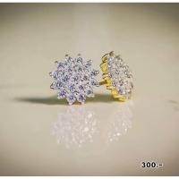 ราคา ต่างหูดอกพิกุลตัวเรือนสีทอง (29589660295)