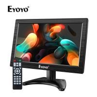 ราคา Eyoyo จอภาพ TFT LCD ขนาด 12 นิ้วพร้อมอินพุต AV HDMI BNC VGA 1366x768 แบบพกพา Mini HD หน้าจอสีจอแสดงผลพร้อมลําโพงในตัว (26327431111)