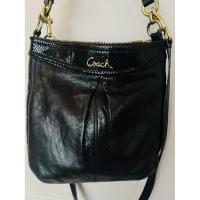 ราคา กระเป๋า หนังวัวแท้ สีดำ ยี่ห้อ Coach ของแท้ ซื้อจากอเมริกา มือ2 สภาพสวย ตามรูป (49503717376)