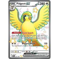 ราคา [Binder Condition] Pidgeot ex 221 Pokemon Paldean Fates (42323044617)