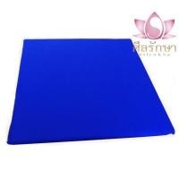 ราคา เบาะรองนั่ง เบาะนั่งสมาธิ เบาะรองนั่ง อาสนะ หุ้มผ้า สีน้ำเงิน (29456111851)