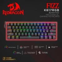 ราคา REDRAGON Redagon Mechanical Gaming Keyboard 60% BLACK FIZZ - K617RGB (23578114560)