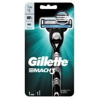 ราคา Gillette ยิลเลตต์ มัคทรี Mach3 - ด้าม มีดโกนหนวด พร้อมใบมีด 1 ชิ้น (6439531425)