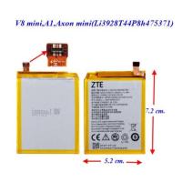 ราคา แบตเตอรี่ ZTE V8 mini,A1,Axon mini,C800s,C880s,B2015,B2016 (Li3928T44P8h475371) 5.2x7.2 cm. 2800 mAh. (21095646536)