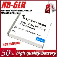 ราคา 3.7V 1800mAh NB-6LH แบตเตอรี่ + เครื่องชาร์จ USB สําหรับ Canon Powershot SX700 SX710 SX700HS S120 S110 SX170 คือ S200 280HS S95 SX530 SX270HS (54310481997)
