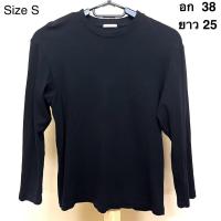ราคา เสื้อแขนยาว แบรนด์ GU (size S) มือสอง (28490216971)