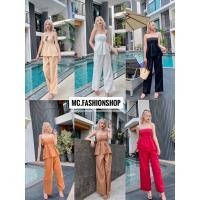 ราคา Riviera Set ชุดเซ็ตเกาะอก+กางเกงขายาว (15259448041)