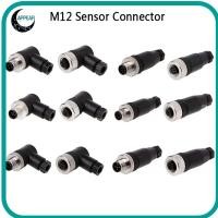 ราคา APPEAR M12 Sensor Connector, 4 5 8 Pin Connector M12 ปลั๊กการบิน, M12 Sensor Cable Connector Power Adapte สกรูกันน้ําเกลียว (48208518839)