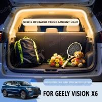 ราคา ด้านหลัง LED Light Bar แถบ Trunk ภายในโคมไฟตกแต่ง Fit สําหรับ GEELY VISION X6 (26736119522)