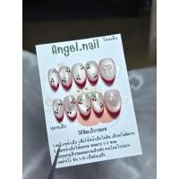 ราคา พร้อมส่งในไทย เชอร์รี่ เล็บปลอมเล็บ Camellia เล็บโปร่งใส (56955639731)