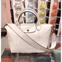 ราคา SALE Longchamp Cuir ไซส์ S สี Blanc (4558507456)