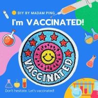 ราคา ตัวรีด vaccinated ฉีดวัคซีนแล้วจ้า (8975694004)