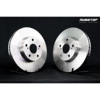 ราคา runstop จานเบรคหน้า แบบเรียบ ขนาดเดิม ตรงรุ่น toyota all new innova 15 ขนาด 296 mm รันสต๊อป brake disc high carbon plus (29352704444)