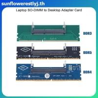ราคา SUNYJ DDR3 DDR4 DDR5 แล็ปท็อป SO-DIMM เป็นเดสก์ท็อปอะแดปเตอร์การ์ดแปลงหน่วยความจํา RAM อะแดปเตอร์เชื่อมต่อ (53909274799)