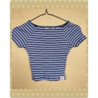 ราคา Stripes Crop Top / Pull&Bear Womens Top / Pull&Bear Shirt / Pull&Bear Brand Striped Top (18807751686)