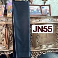 ราคา JN55 ผ้าไหมแกมฝ้าย อบนิ่ม ทอลาย นาคเกี้ยว สีดำ (58107568839)