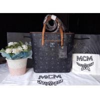 ราคา New MCM Anya Visetos Shopper Tote ของแท้% (4746245003)